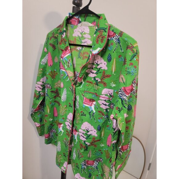 Anthropologie Print Fresh Pajamas Women M - Picture 4 of 5